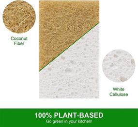 img 3 attached to Natural Sponge 12Pack Compostable Biodegradable