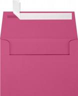 50 pack magenta luxpaper a6 invitation envelopes w/ peel and press seal for 4 5/8 x 6 1/4 cards - printable envelope size 4 3/4 x 6 1/2 (80 lb.) logo