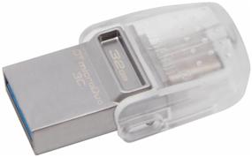 img 2 attached to Flash drive Kingston DataTraveler microDuo 3C 32 GB, silver