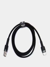 img 2 attached to USB to USB Type-C Cable 0.5m Baseus Cafule Series - Black/Grey (CATKLF-AG1)