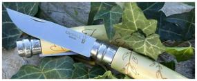 img 1 attached to Folding knife OPINEL №7 Nature snowflakes