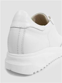 img 1 attached to Sneakers for women genuine leather spring, Reversal, 802190-5/White-white-39