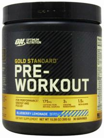 img 2 attached to Optimum Nutrition Gold Standard Pre-Workout Blueberry Lemonade 300 g can