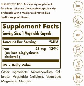 img 2 attached to Gentle Iron (Iron Bisglycinate) Caps, 25 mg, 90 Pieces