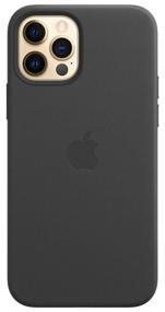 img 2 attached to Apple MagSafe Leather Case for iPhone 12/iPhone 12 Pro, black