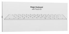 img 2 attached to Apple Magic Keyboard 2021 Wireless Keyboard with Touch ID Silver/White Russian