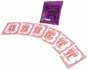 img 2 attached to Ernie Ball 2220 Nickel Wound Slinky - Electric Strings guitars Power Slinky (11-48)