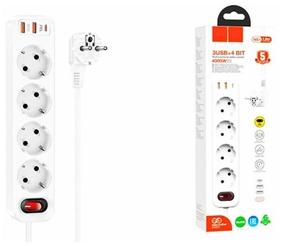 img 2 attached to Surge protector Hoco NS1, 4 sockets, c/o, 16A / 4000 W white 1.8 m