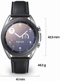 img 1 attached to ⌚ SAMSUNG Galaxy Watch3 41mm Wi-Fi NFC RU Smartwatch - Silver/Black