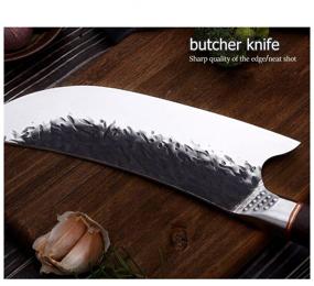 img 2 attached to JD-Tec HK-1024D Bee Knife With Cover Traditional Kitchen Cutting Meat, Fish, Vegetables