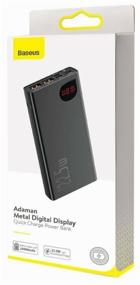 img 2 attached to Portable Battery Baseus Adaman Metal Digital Display Quick Charge, 10000mAh, black