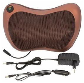 img 2 attached to Car & Home massage cushion 8028 31x21x10 cm, brown