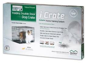 img 2 attached to Cage for dogs Midwest iCrate 1530DD 76x48x53 cm black