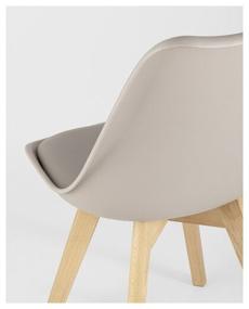 img 2 attached to 🪑 STOOL GROUP Frankfurt Chair Set - 4 Pcs. Beige Plastic/Artificial Leather