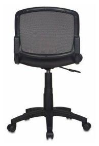 img 2 attached to 🪑 Textile Upholstered Office Chair - Bureaucrat CH-296NX, Black/Black Color