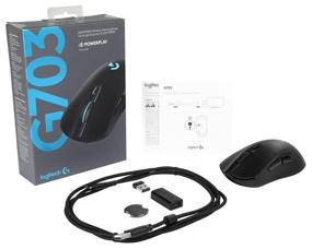 img 2 attached to Logitech G G703 Hero Wireless Gaming Mouse, Black