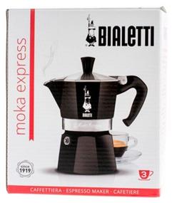 img 2 attached to Bialetti Moka Express Color Geyser Coffee Maker, 130ml, Black