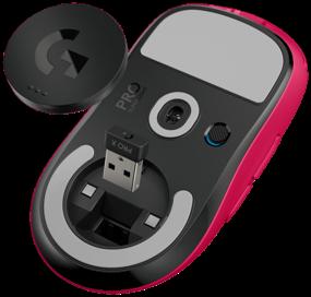 img 1 attached to Беспроводная игровая мышь Logitech G Pro X Superlight, маджента