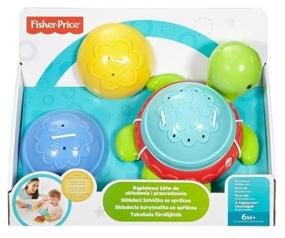 img 2 attached to Игрушка для ванной Fisher-Price Черепашка (DHW16), разноцветный