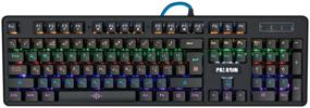 img 2 attached to Gaming keyboard Defender Paladin GK-370L Black Orange Blue, black