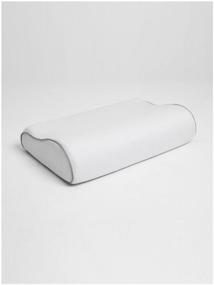 img 2 attached to Orthopedic pillow with memory effect for back and neck pain EcoSapiens Memory 50x32x10/8 cm