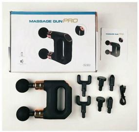 img 1 attached to Двойной перкуссионный массажер для тела Massage Gun Pro SL-821