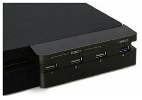 img 2 attached to Dobe USB Splitter for Sony PlayStation 4 Slim (TP4-821) black