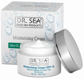 img 1 attached to Dr. Sea Moisturizing Cream base face cream with olive oil, papaya and green tea extract SPF15, 50 ml