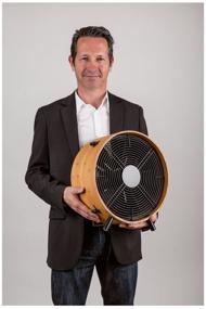img 2 attached to Floor fan Stadler Form Otto Fan O-009R, bamboo/black