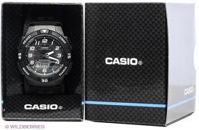 img 2 attached to CASIO Collection Men AQ-S800W-1B quartz watch, alarm clock, stopwatch, countdown timer, waterproof, power reserve indicator, hand illumination, display illumination, black