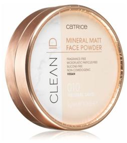 img 1 attached to CATRICE Clean ID Mineral Matt Face Powder 010 neutral sand