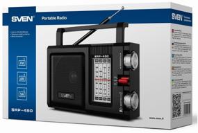 img 1 attached to 📻 SVEN SRP-450 Black Radio Receiver: Immersive Audio Experience