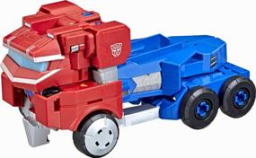 img 2 attached to Transformers Cyberverse Adventures Optimus Prime F2731, red/blue
