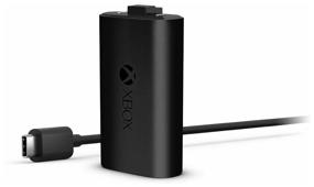 img 2 attached to 🔋 Black Microsoft Battery Pack with USB Type-C Charging Cable for Xbox Series S/Series X/One Controller