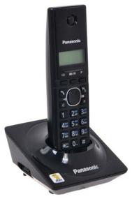 img 2 attached to 📞 Panasonic KX-TG1711 Black Cordless Telephone: Superior Communication Freedom