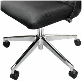 img 2 attached to Office chair metta "K-4-T" chrome, durable mesh, seat and back adjustable, black 532446