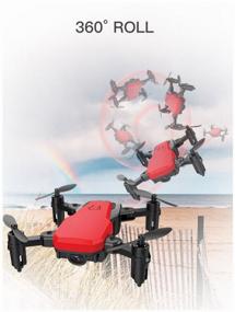 img 2 attached to Quadcopter, quadcopter with HD camera, radio controlled quadcopter, compact, universal red quadcopter