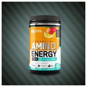 img 1 attached to Optimum Nutrition Essential Amino Energy Plus UC - II Collagen 9.5 oz Mango Lemonade