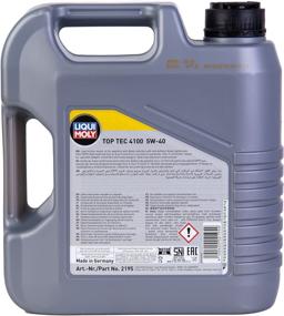 img 1 attached to Synthetic Engine Oil LIQUI MOLY Top Tec 4100 5W-40, 4 l, 3.8 kg, 1 pc