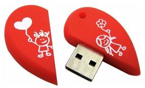 img 1 attached to Flash drive SmartBuy Wild Series Heart 32 GB, 1 pc., red