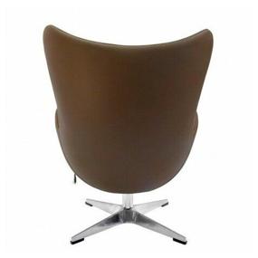 img 2 attached to Armchair BRADEX HOME EGG CHAIR, 85 x 76 cm, upholstery: artificial leather, color: brown