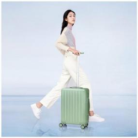 img 1 attached to Xiaomi NINETYGO Manhattan Luggage 20 suitcase, green