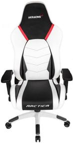 img 2 attached to Gaming chair AKRACING Arctica, upholstery: imitation leather, color: black/white