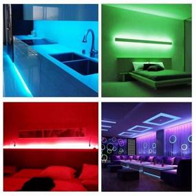 img 2 attached to LED strip with remote control multicolor RGB for home 5 m