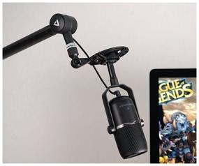 img 1 attached to 🎤 Thronmax Zoom S3-TM01 Black Microphone Stand: Enhanced Performance Guaranteed