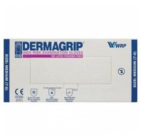 img 2 attached to 🧤 WRP Dermagrip High Risk Examination Gloves - 25 Pairs, Size M, Blue Color