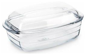 img 1 attached to Утятница стеклянная Pyrex O CUISINE, 6.5 л прозрачный