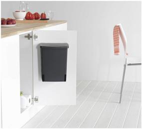 img 2 attached to Контейнер Brabantia Built in Bin, 10 л черный