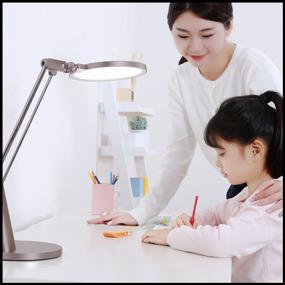 img 2 attached to Yeelight Serene Eye-Friendly Desk Lamp Pro YLTD04YL: Powerful 15 W LED Office Lamp in Elegant Gold