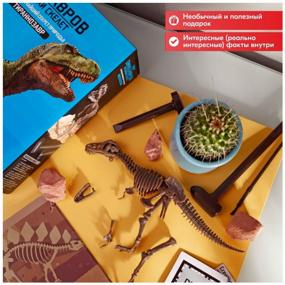 img 2 attached to 🦖 Dinosaur Skeleton Excavation Kit - Tyrannosaurus Rex Fossil Dig-up - 4M